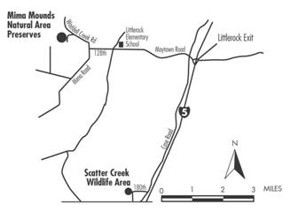 A map to Mima Mounds